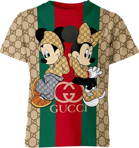 gucci shirt mickey|mickey mouse wearing Gucci.